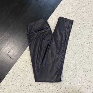 Leather leggings